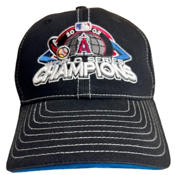 2002 World Series Champions Los Angeles Angels Cap Official Clubhouse Collection - Picture 1 of 8